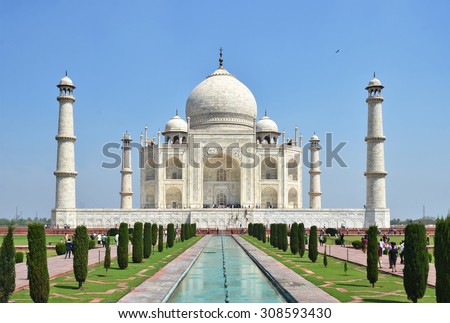 Taj Mahal. Agra, India