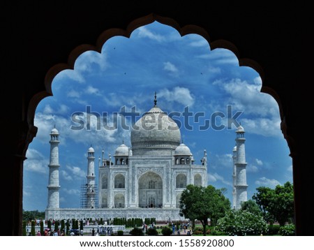 taj mahal, ancient indian building, white marble, blue marble, beautiful building in the world, seven world wonder, world wonder, tomb, symbol of love, emperor shajahan, memory of wife, gift for wife