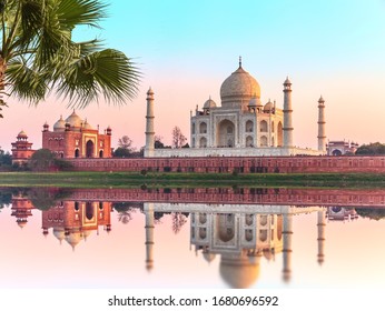 Taj Mahal beautiful scenery, India, Uttar Pradesh, Agra