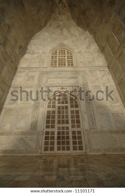 Taj Mahal Interior View Agra India Stock Photo Edit Now