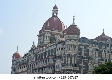 The Taj Mahal Palace Hotel, Is A Heritage Five-star Luxury Saracenic Revival Architecture Hotel In The Colaba Region Of Mumbai, Maharashtra, India, Situated Next To The Gateway Of India