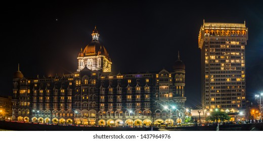 The Taj Mahal Palace Hotel is heritage grand class five star hotel located near Gateway of India in Colaba region of Mumbai, Maharashtra, India. - Powered by Shutterstock