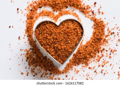 Tajin Seasoning In A Heart Shape