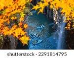 Takachiho Gorge in Mitazaki Prefecture is a narrow chasm cut through the rock by the Gokase River, plenty activities for tourists such as rowing and trekking through beautiful nature