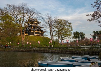 Takada Castle Of Niigata Prefecture In The Hokuriku Region Of Honshu, Japan, Japan.