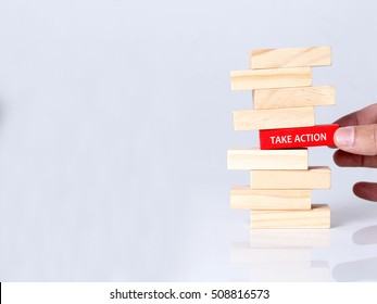 TAKE ACTION CONCEPT - Shutterstock ID 508816573