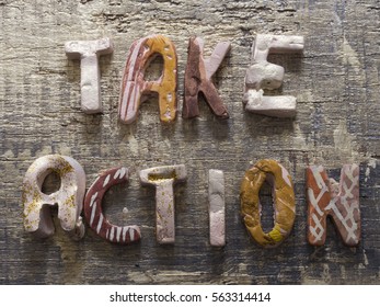 Take Action concept