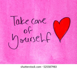 Taking Care of Yourself Images, Stock Photos & Vectors | Shutterstock