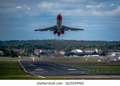 Take Off At Farnborough Airshow, UK