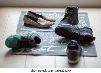 Take Off Our Shoes When We Enter The House. Some Do It Neatly And Some Don’t.