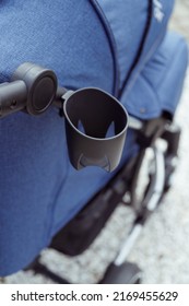 Takeaway Drink Holder On Pushchair Handle