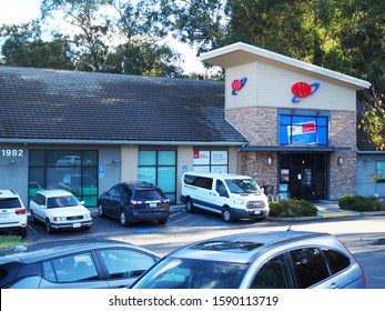 Taken December 15, 2019 In Oakland, CA, USA AAA Auto Insurance At The Pleasant Valley Road Entrance To The Ridge Shopping Center At 5100 Broadway By Chase Bank, Starbucks And The Bolger Quarry Pond