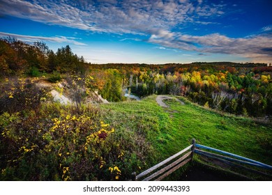 Taken During The Fall Season At The Rouge Toronto National Urban Park.