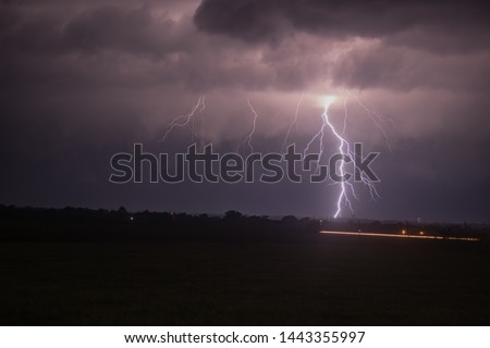 Similar – Image, Stock Photo summer thunderstorms