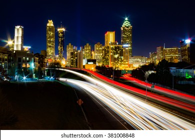 Taken On February 6, 2016 - Time Lapse Of Atlanta Traffic