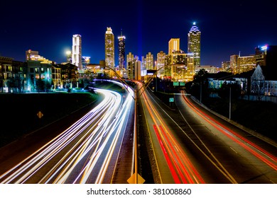 Taken On February 6, 2016 - Time Lapse Of Atlanta Traffic