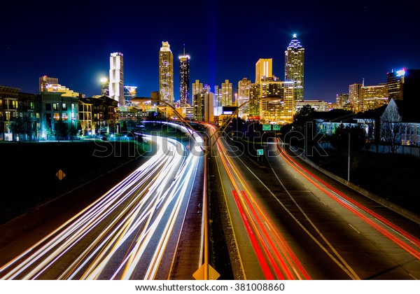 Taken\
on February 6, 2016 - Time Lapse of Atlanta\
Traffic