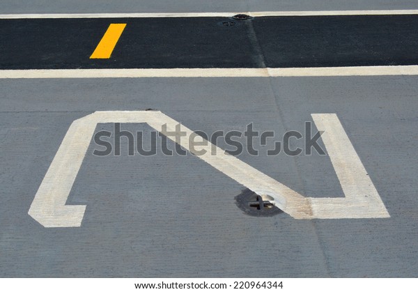 Takeoff Runway Runway Aircraft Carrier On Stock Photo 220964344 ...