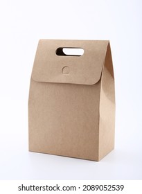 Take-out food cartons on a white background