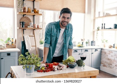 Man Kitchen Images Stock Photos Vectors Shutterstock