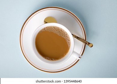 Taking a cup of coffee