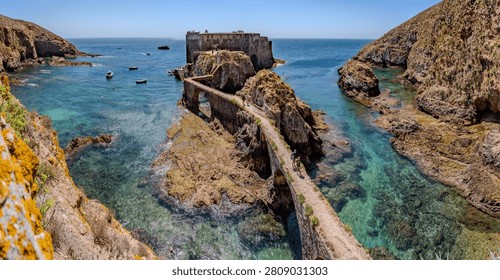 taking a day ferry trip to Berlunga Island, Portugal