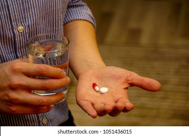 Taking Medicine Pills 