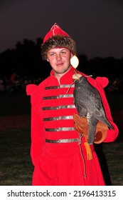 Taking Part In An International Falconry Festival Held Here Around The Al Jihili Fort In Al Ain, UAE 16th December 2011