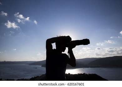 Taking Photo Silhoutte