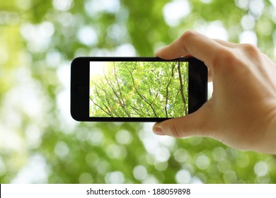 Taking A Picture With A Smart Phone