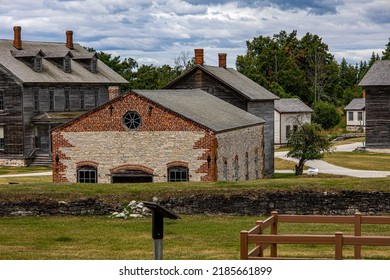 Taking a walk down the path from the visitors center to eh old Ghost town at Fayette State Historic Park is a walk back in to history.  The history of the minning that helped the Upper Peninsula of Mi