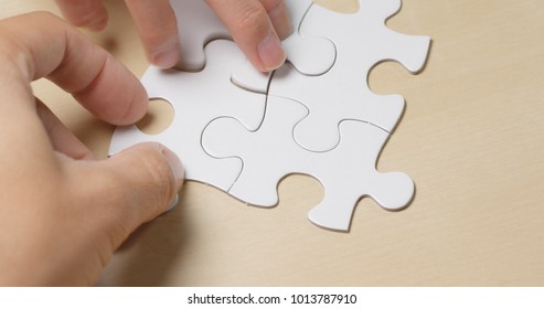 Taking White Puzzle All Together 