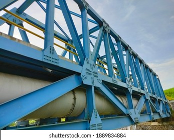 Talang Bowong Water Bridge In Kalibawang District, Yogyakarta.