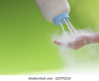 Talcum Powder To Hand