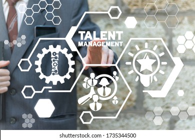 Talent Management Business Concept. Career Talents Skills Recruitment Administration.