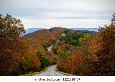 Talimena National Scenic Byway Fall Colors