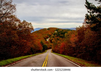 Talimena National Scenic Byway Fall Colors