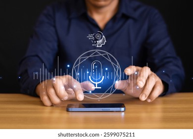 Talk and command through AI technology. Personal assistant app for commands using spoken commands.