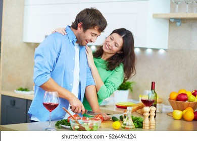 Talking while cooking breakfast - Powered by Shutterstock