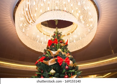 Tall Christmas Tree For High Ceiling Images Stock Photos