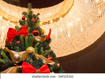 Tall Christmas Tree For High Ceiling Images Stock Photos