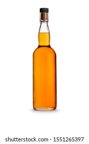 Tall Clear Glass Bottle - Whiskey / Rum / Tequila - Shadow