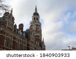 Tall library building in croydon