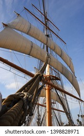 Tall Ship Mast Square Rig Sails Stock Photo 1398828971 | Shutterstock