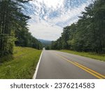 Talladega Scenic Highway by Cheaha Mountain, Alabama. 