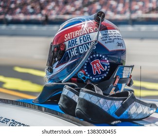 Talladega Superspeedway, April 27, 2019  Helmet Of Tyler Reddick