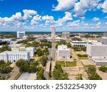 Tallahassee, FL - 2024: The Florida State Capitol Building and The Florida Historic Capitol Museum