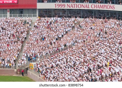 TALLAHASSEE, FL - SEPT. 26:  FSU Fans Keep The Wave Alive At A First Time 