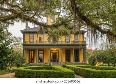 TALLAHASSEE, FLORIDA - JANUARY 16, 2015 : The Brokaw-McDougall House located in the National Register Historic District. It is a historic mansion built in 1856.