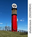 The World’s Tallest Gas Pump, located in Sapulpa, Oklahoma, on Route 66